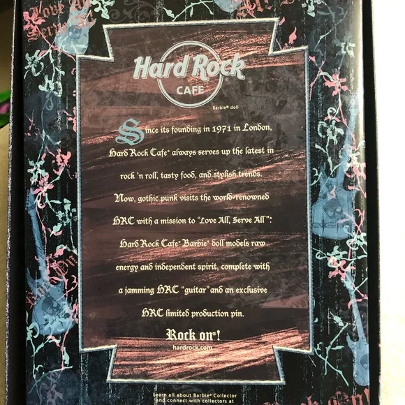 NIB HARD ROCK 2008 BARBIE GOLD LABEL COLLECTOR PIN - Picture 10 of 12